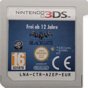 Batman Arkham Origins: Blackgate - Cart - Front (Europe) - 1333x1331