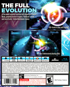 Geometry Wars 3: Dimensions Evolved - Box - Back (North America) - 1124x1400
