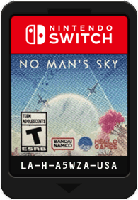 No Man's Sky - Cart - Front (North America) - 214x308