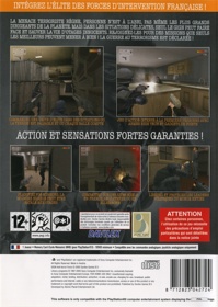 SAS: Anti-Terror Force - Box - Back (France) - 483x680