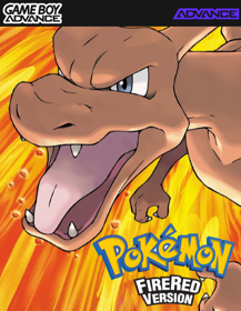 Pokémon FireRed Version - Fanart - Box - Front (North America) - 500x646