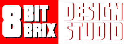 8Bit Brix Design Studio & Snake Game - Clear Logo (World) - 400x144