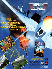 Top Gun: Fire at Will! - Advertisement Flyer - Front (North America) - 2000x2650