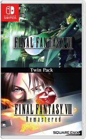 Final Fantasy VII & Final Fantasy VIII Remastered: Twin Pack - Box - Front - Reconstructed (World) - 551x889