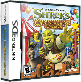 Shrek's Carnival Craze: Party Games - Box - 3D (North America) - 869x877