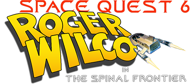 Space Quest 6: Roger Wilco in the Spinal Frontier - Clear Logo (World) - 400x175