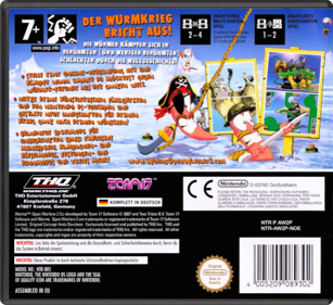 Worms: Open Warfare 2 - Box - Back - Reconstructed (Europe) - 774x708