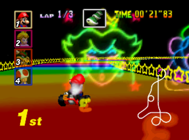 Mario Kart 64 - Screenshot - Gameplay (World) - 3200x2370