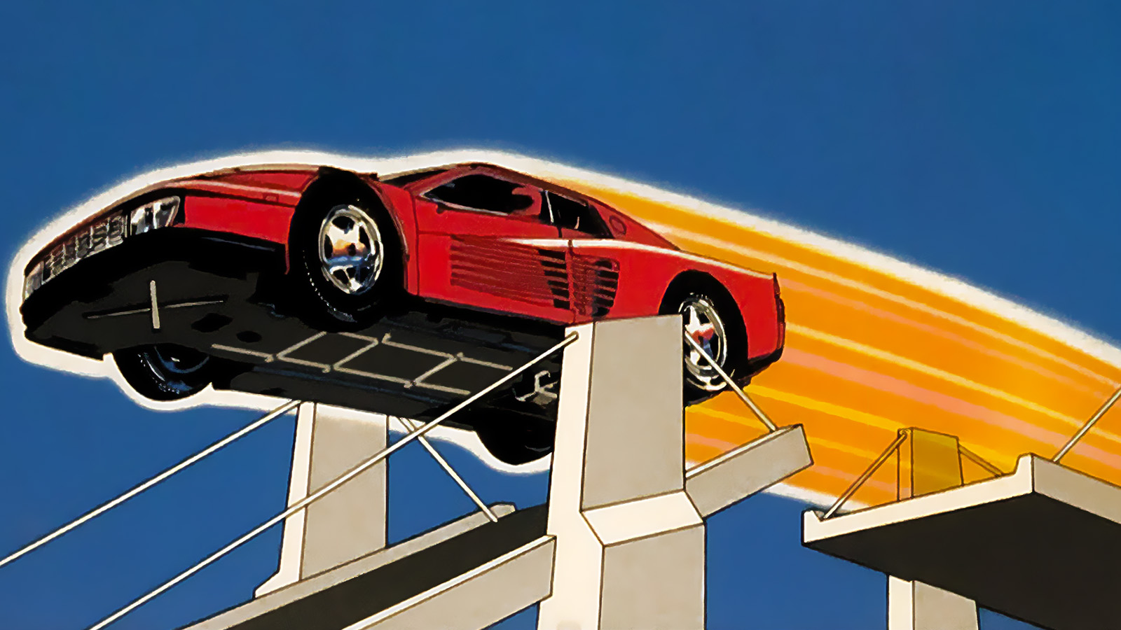 Illustration of Hard Drivin'