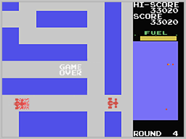 Rally X (Opcode Games) - Screenshot - Game Over (World) - 256x192