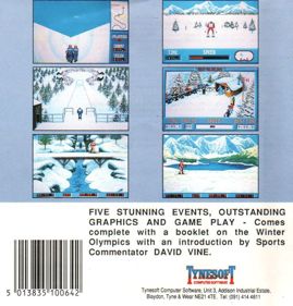 Winter Olympiad 88 - Box - Back (United Kingdom) - 767x800