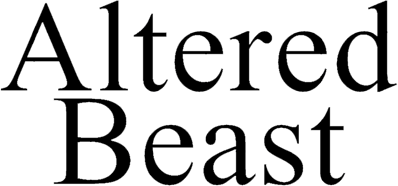 Altered Beast - Clear Logo (Europe) - 822x384