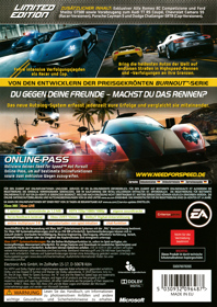 Need for Speed: Hot Pursuit - Box - Back (Germany) - 3039x4295