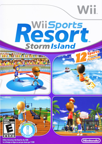 Wii Sports Resort: Storm Island - Box - Front (World) - 485x680