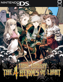 Final Fantasy: The 4 Heroes of Light - Fanart - Box - Front (North America) - 500x646