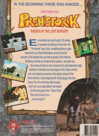 Prehistorik - Box - Back (North America) - 512x704