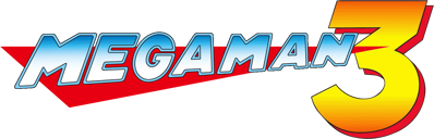 Mega Man 3 - Clear Logo (World) - 1450x466