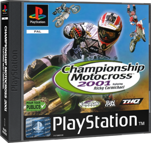 Championship Motocross 2001 featuring Ricky Carmichael - Box - 3D (France) - 1238x1168