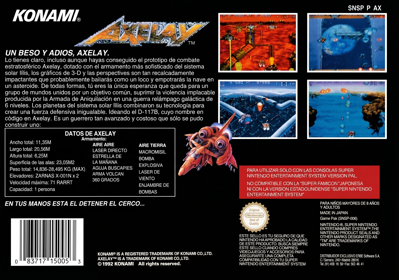Axelay - Box - Back (Spain) - 2464x1728