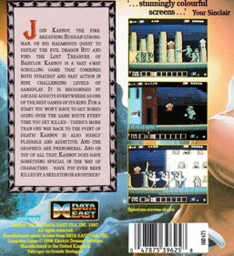 Karnov - Box - Back (Europe) - 1164x1271