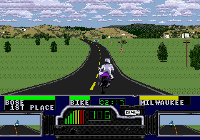 Road Rash - Screenshot - Gameplay (North America) - 640x448
