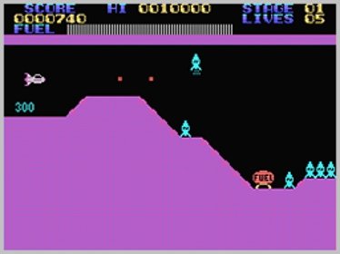 Cavern Fighter - Screenshot - Gameplay (World) - 256x192