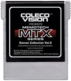 Memotech MTX Series Games Collection Vol.2 - Cart - Front (World) - 960x1100