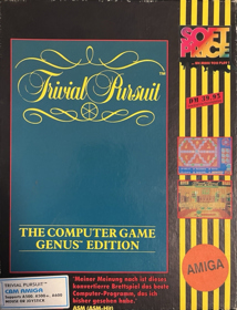 Trivial Pursuit: The Computer Game: Amiga-Genus Edition - Box - Front (Germany) - 1028x1345
