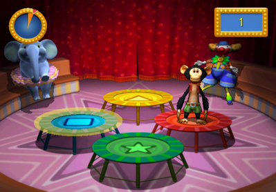 Konami Kids Playground: Alphabet Circus - Screenshot - Gameplay (North America) - 640x446