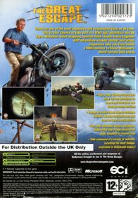 The Great Escape - Box - Back (Europe) - 559x800