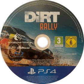 DiRT Rally - Disc (Europe) - 1350x1351