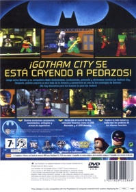 LEGO Batman: The Videogame - Box - Back (Spain) - 483x680