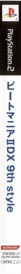 Beatmania IIDX 9th Style - Box - Spine (Japan) - 49x640