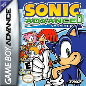 Sonic AdvanceD - Fanart - Box - Front (World) - 1024x1024