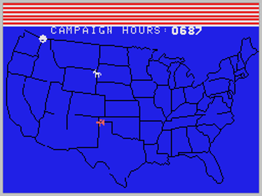 Campaign '84 - Screenshot - Gameplay (World) - 256x192