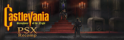 Castlevania: Symphony of the Night PSX Recomp - Banner (World) - 1870x616