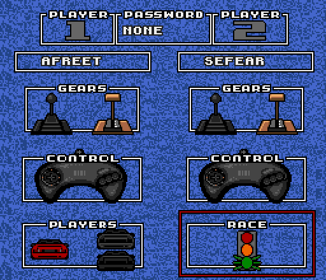 Lotus Turbo Challenge - Screenshot - Game Select (World) - 512x440