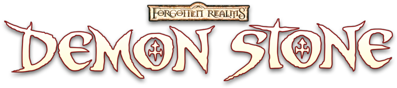 Forgotten Realms: Demon Stone - Clear Logo (Europe) - 784x174