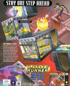 Lode Runner 3-D - Advertisement Flyer - Front (United Kingdom) - 2659x3240