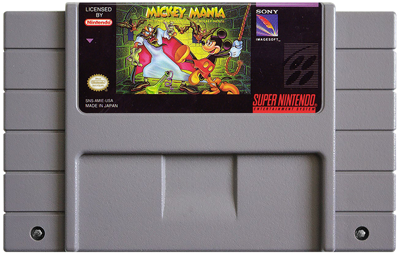 Mickey Mania: The Timeless Adventures of Mickey Mouse - Cart - Front (North America) - 811x518
