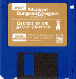 Gateway to the Savage Frontier - Disc (North America) - 800x839