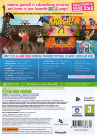 Just Dance: Kids 2014 - Box - Back (Europe) - 800x1123