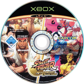 Street Fighter Anniversary Collection - Disc (Europe) - 776x774