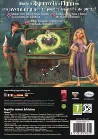 Tangled: The Video Game - Box - Back (Spain) - 563x800