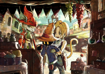 Final Fantasy IX - Fanart - Background (World) - 2894x2039