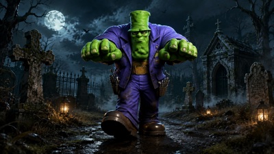 Happy Halloween - Fanart - Background (World) - 1672x941