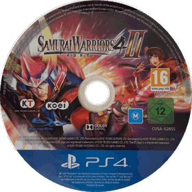 Samurai Warriors 4 - Disc (World) - 881x882