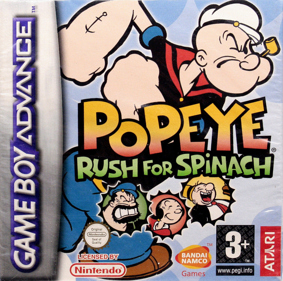 Popeye: Rush for Spinach - Box - Front (Europe) - 1525x1514
