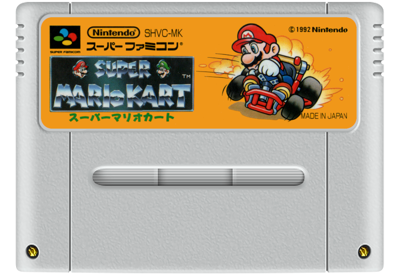 Super Mario Kart - Cart - Front (Japan) - 811x560