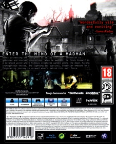 The Evil Within - Box - Back (Europe) - 1127x1400